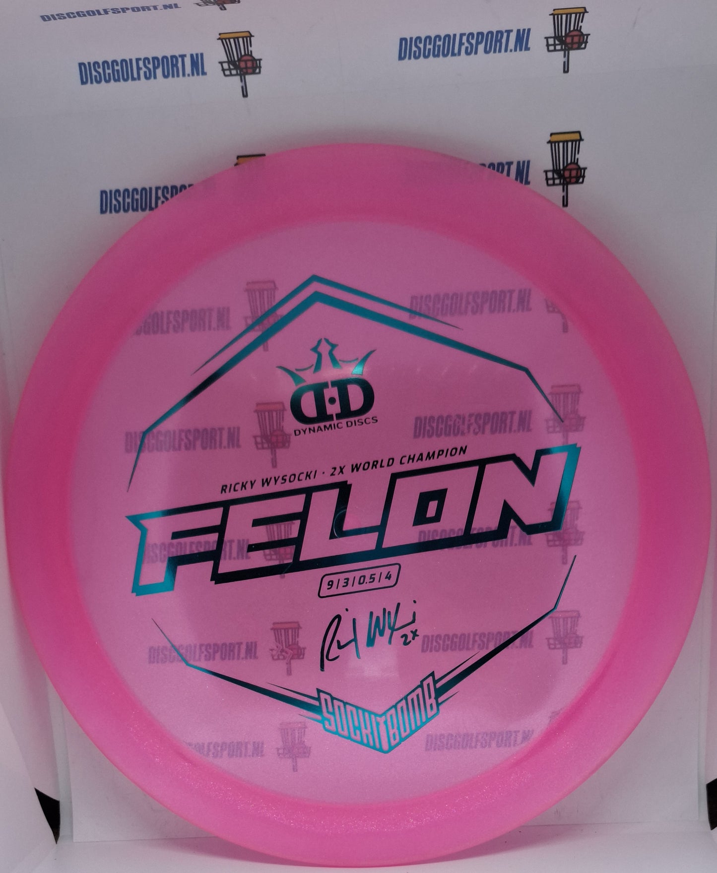 Dynamic Discs Felon Lucid-ice Glimmer – Ricky Wysocki