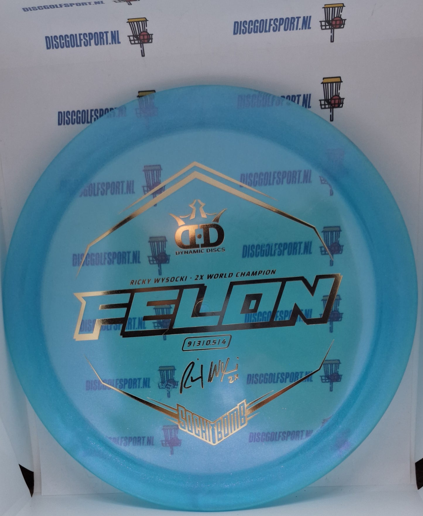 Dynamic Discs Felon Lucid-ice Glimmer – Ricky Wysocki