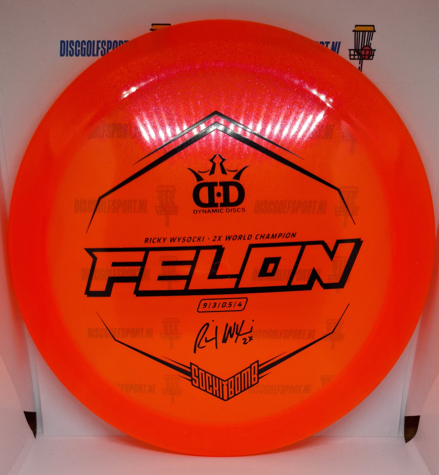 Dynamic Discs Felon Lucid-ice Glimmer – Ricky Wysocki