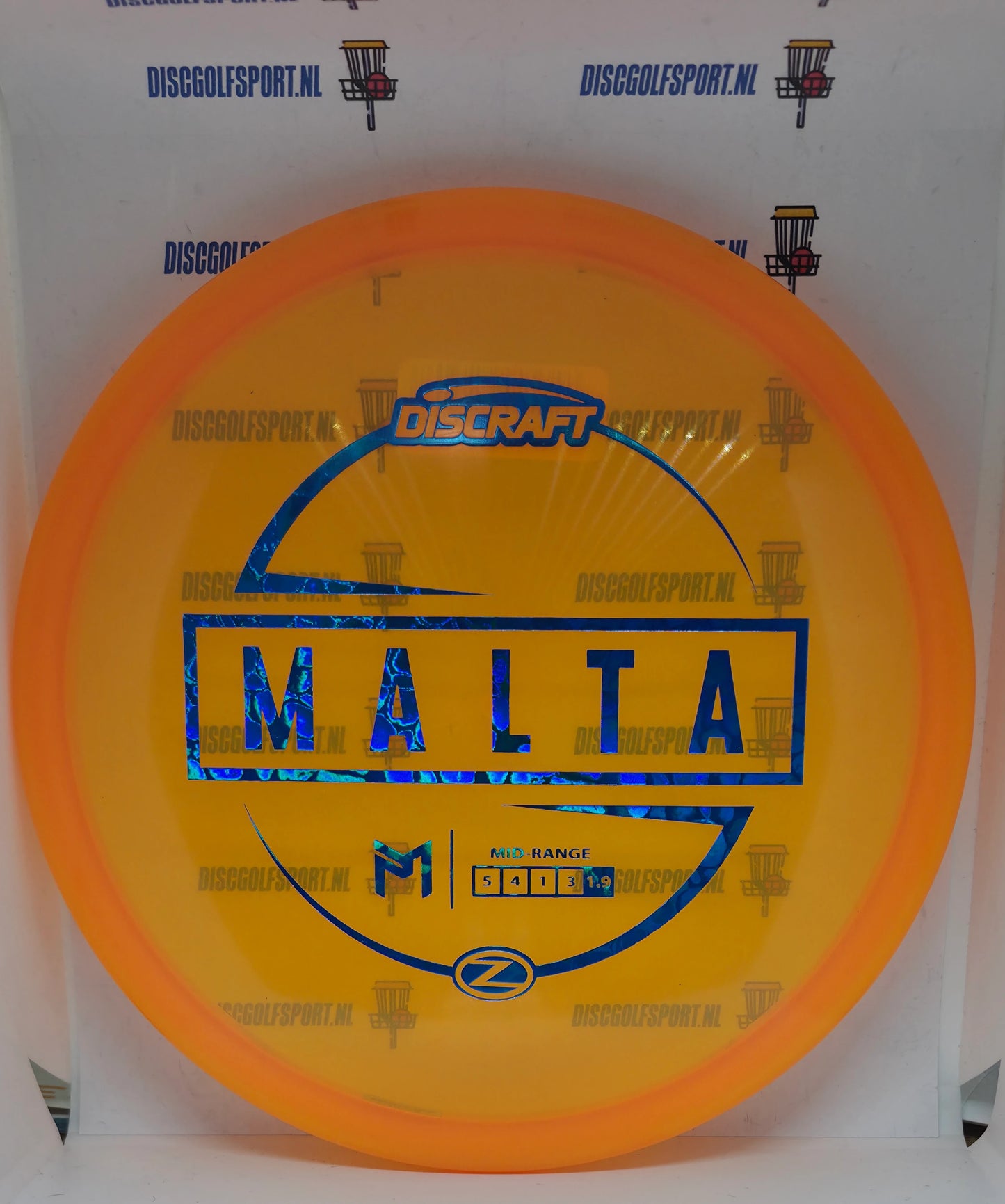 Discraft malta_zline_paulmcbeth_oranje_zilver