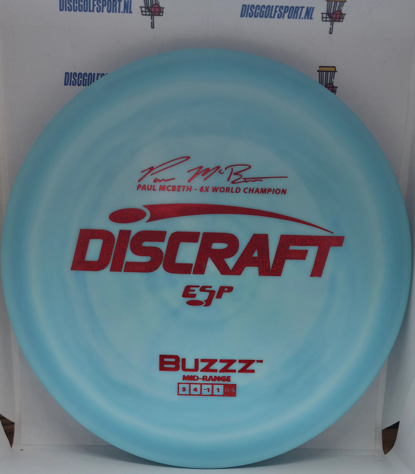 Discraft buzzz_esp_paulmcbeth_lichtblauw