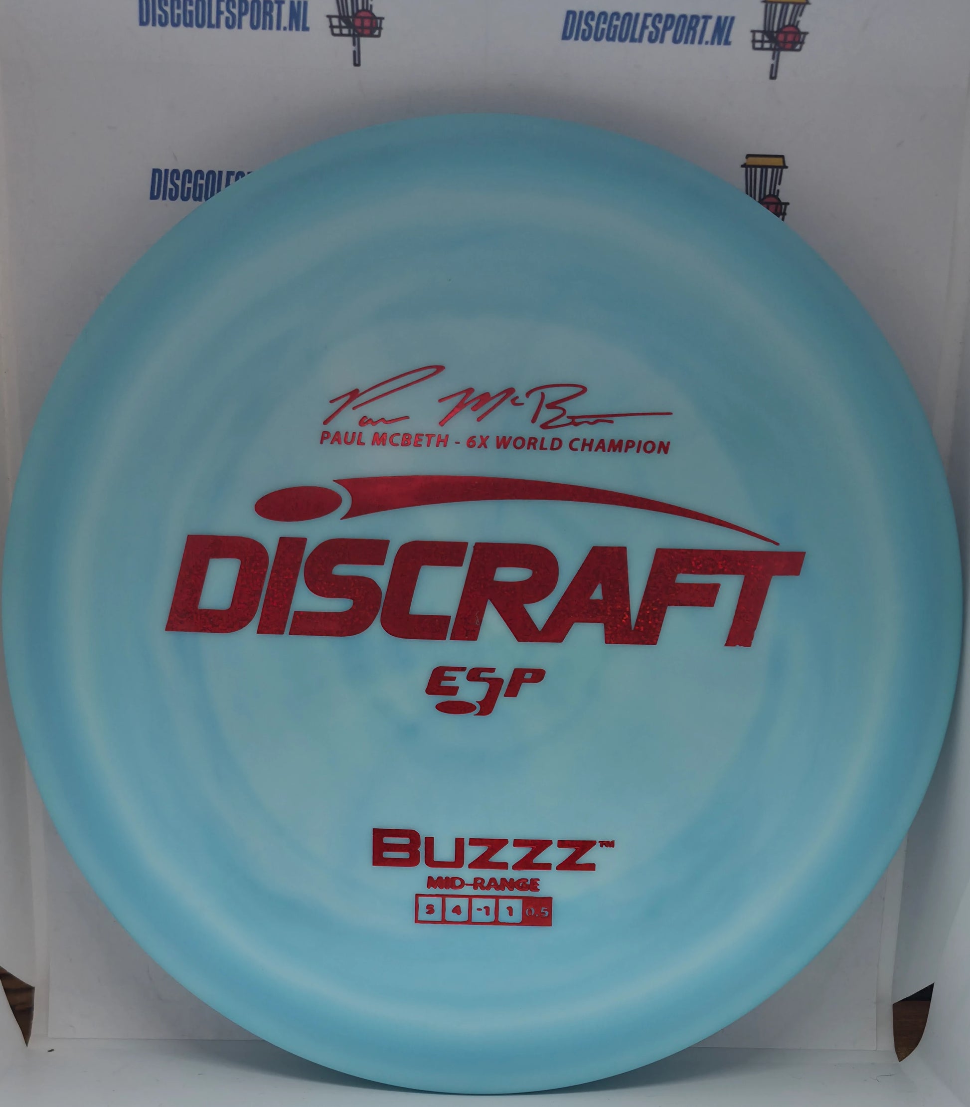 Discraft buzzz_esp_paulmcbeth_lichtblauw