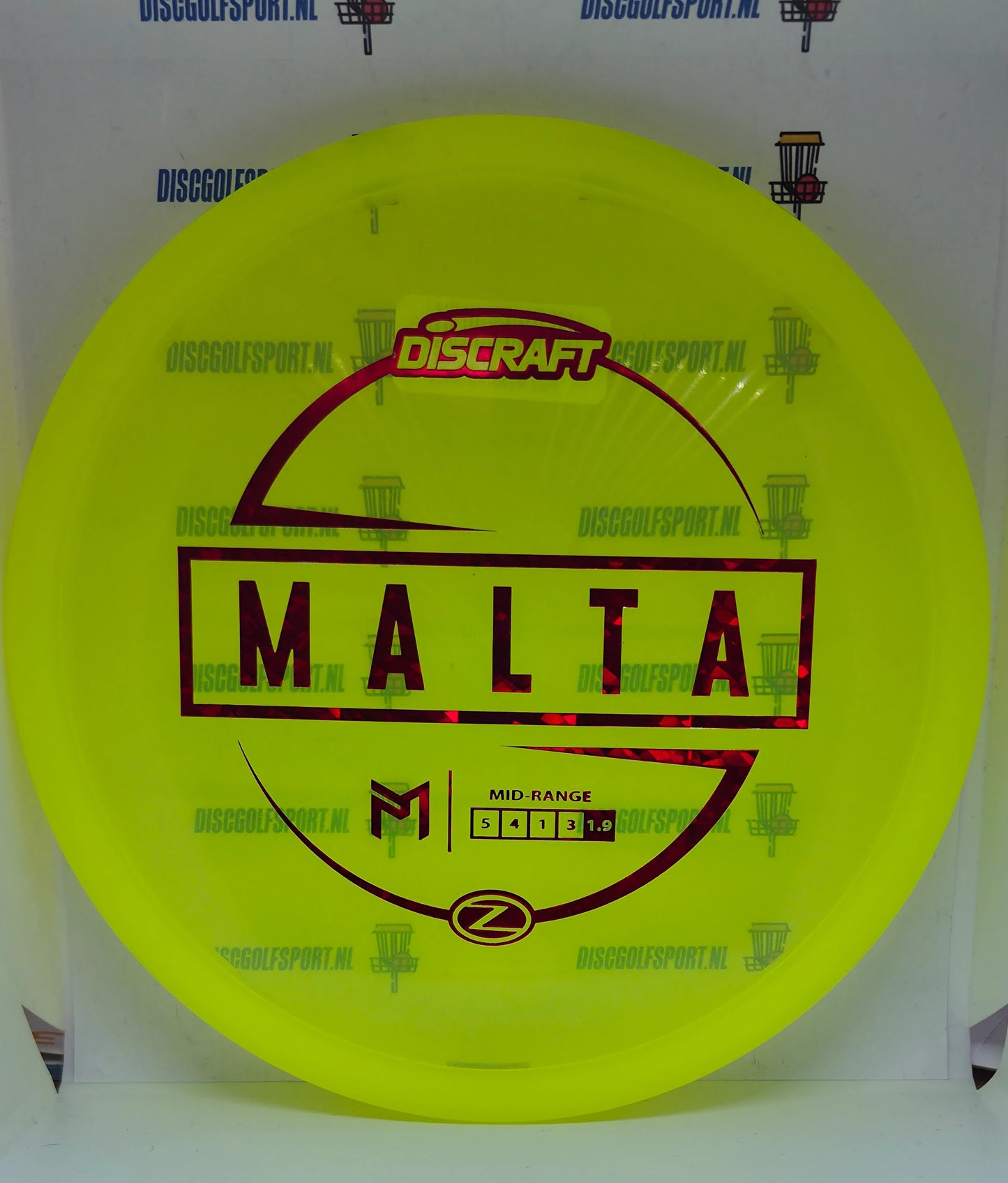 Discraft malta_zline_paulmcbeth_geel_rood